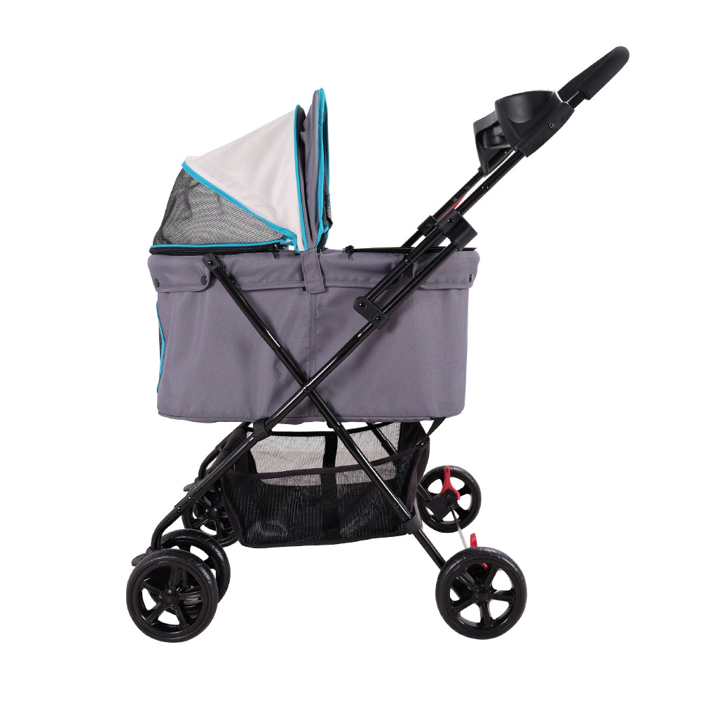 Ibiyaya Easy Strolling Pet Buggy - Simple Gray pet stroller Ibiyaya