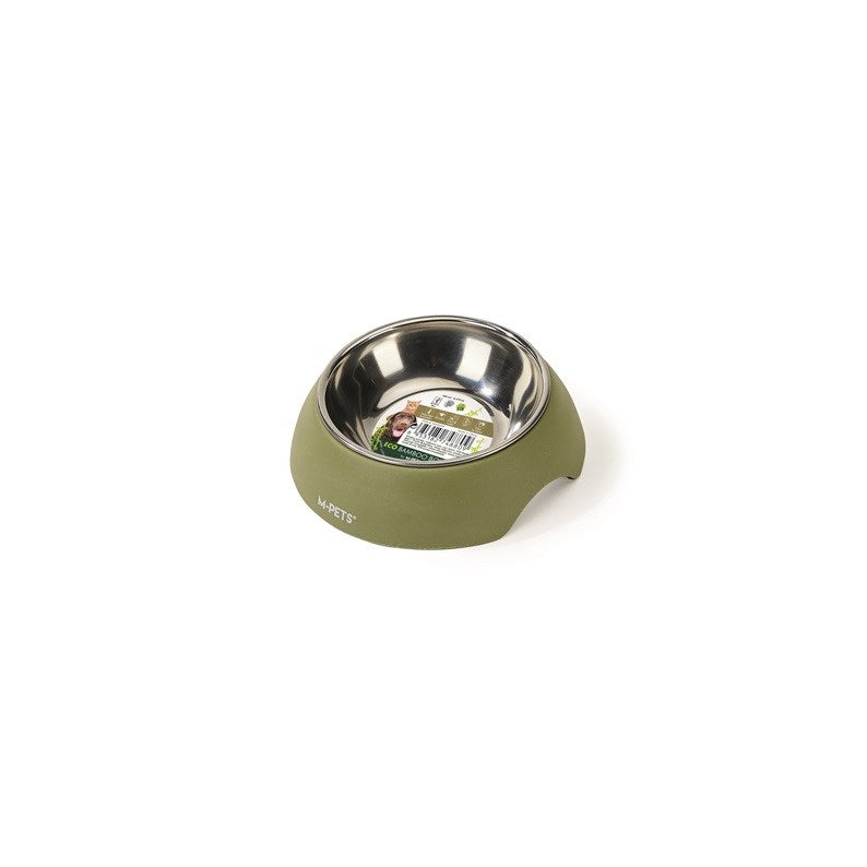 M-PETS Eco Bamboo Bowl Eco Pet Bowl M-Pets Olive 190ml