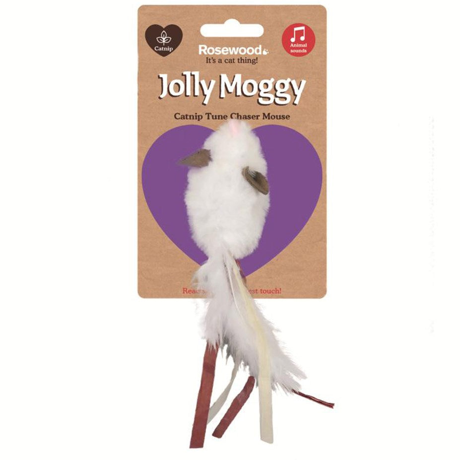 Rosewood Catnip Tune Chaser Bird catnip cat toy motion activated Rosewood Mouse
