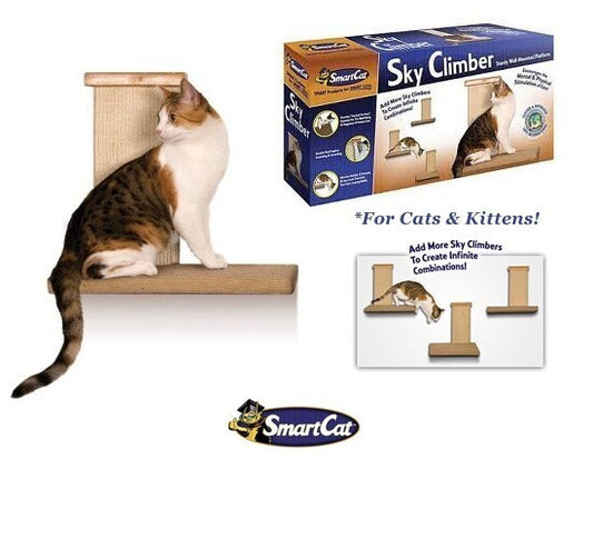 Smartcat Sky Climber Wall Mounted Cat Scratching Post Pet Care > Cat Supplies > Cat Scratching Posts Smart cat
