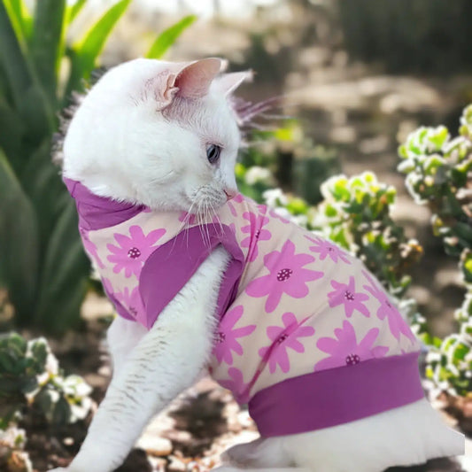 Cat Jumper - Le Fleur cat jumper Queenie's pawprints