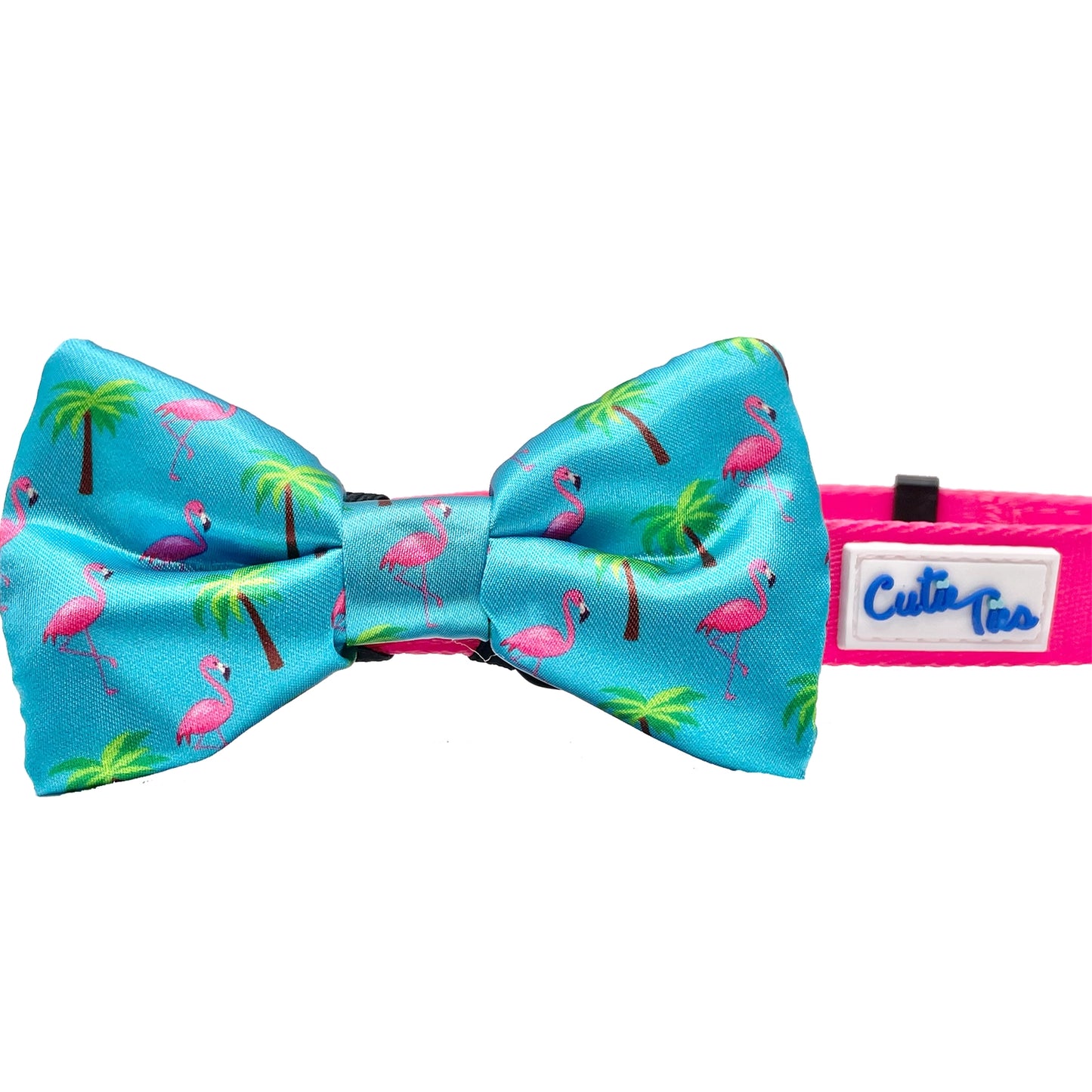 Fish Bone Red Dog Bow Tie Dog Apparel bow tie cuter Ties Flamingo Miami