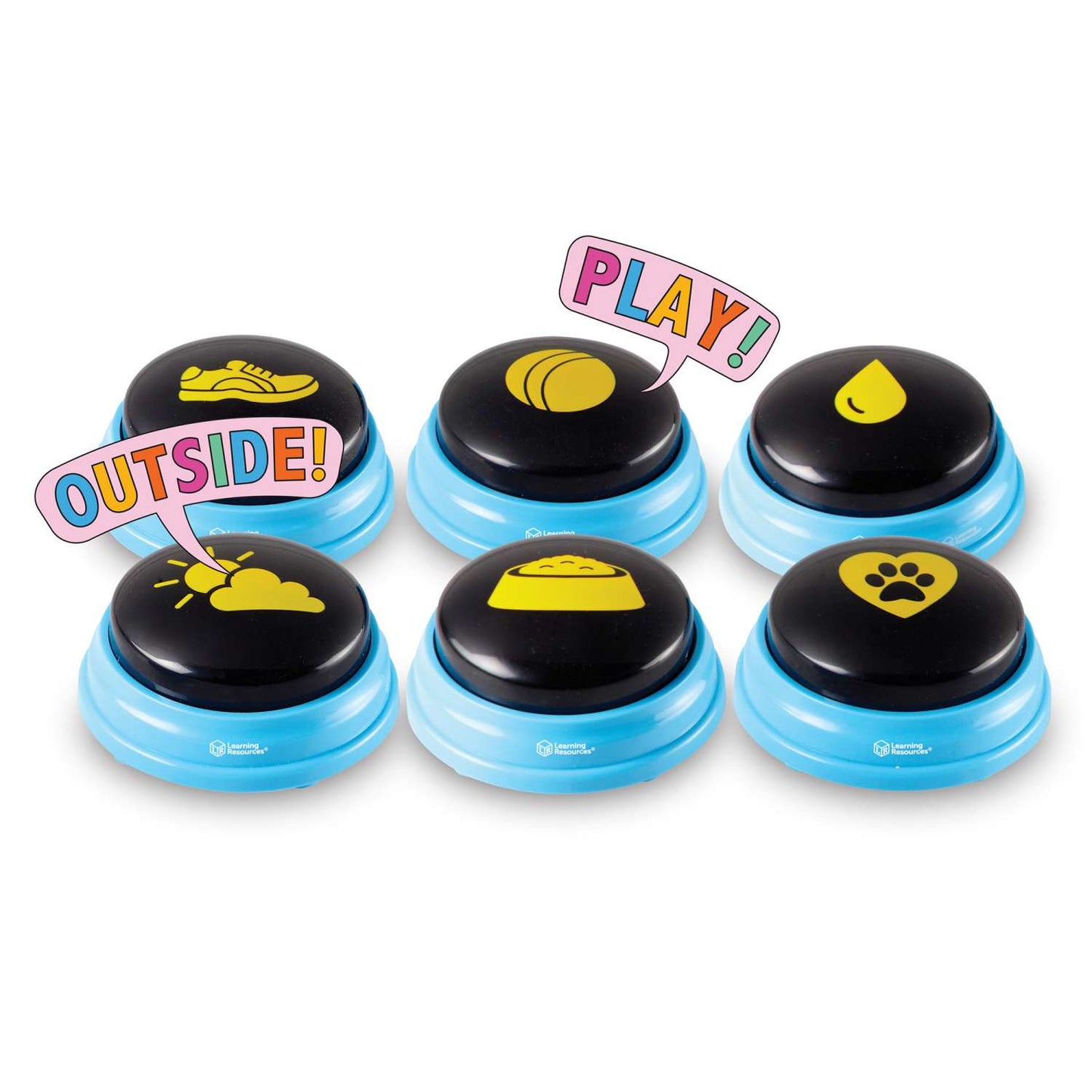 Hunger For Words Talking Pet Essential Words Set interactive dog tog training buttons Hunger for words