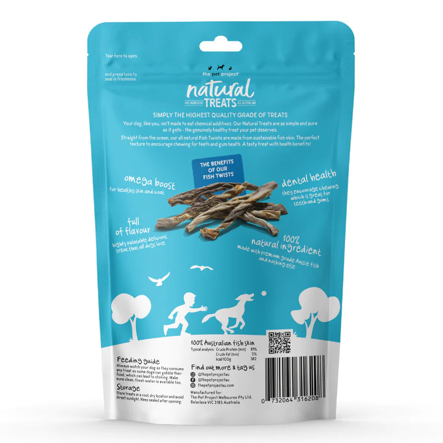 The Pet Project – Natural Treats – Fish Twists Natural Dog Treat The Pet Project