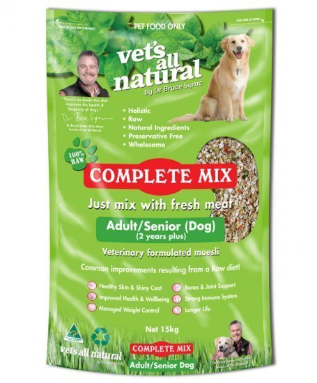 Vets All Natural Complete Mix 1 kg Adult/Senior dog food mix Vets All Natural