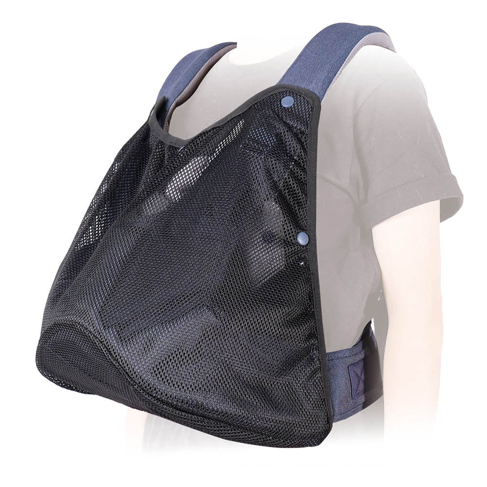 Ibiyaya Hug Pack Padded & Mesh Dog Sling Carrier - Denim Blue Pet Carrier ibiyaya