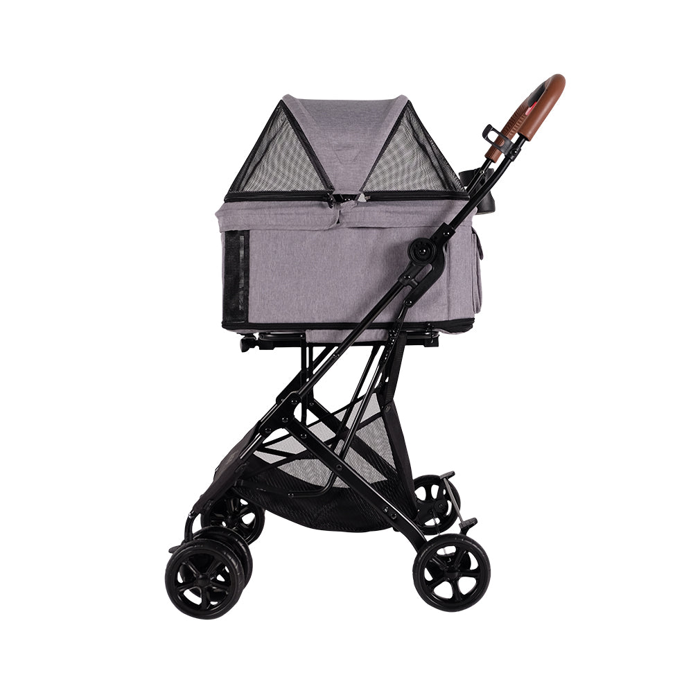 Ibiyaya Travois Tri-fold Pet Travel Stroller System - Spearmint pet stroller Ibiyaya