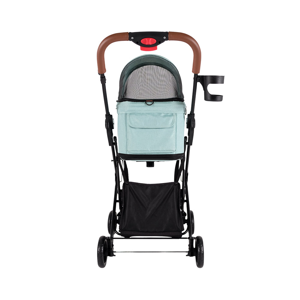 Ibiyaya Travois Tri-fold Pet Travel Stroller System - Spearmint pet stroller Ibiyaya