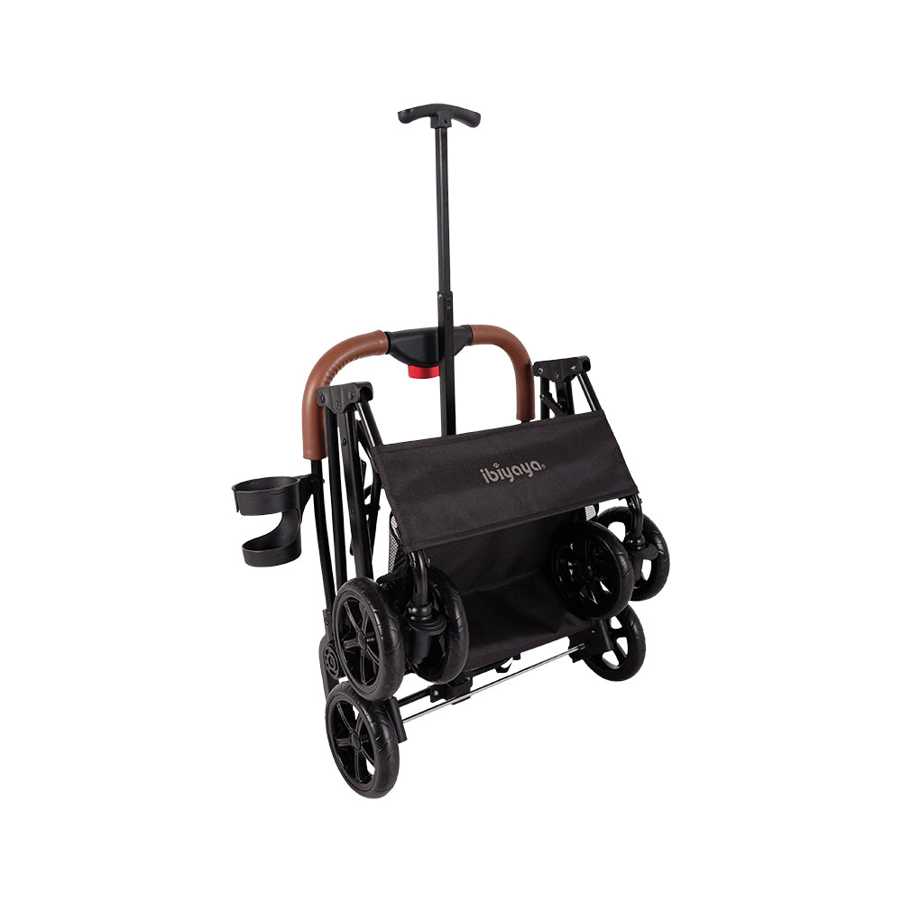 Ibiyaya Travois Tri-fold Pet Travel Stroller System - Spearmint pet stroller Ibiyaya