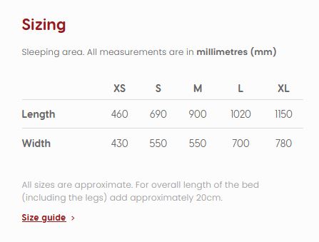 SNOOZA FLEA FREE DOG BED GREY L dog bed Snooza