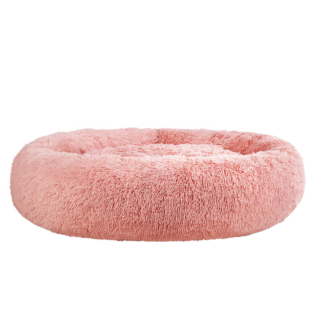 i.Pet Pet Bed Dog Cat 110cm Calming Extra Large Soft Plush Pink Pet Care > Dog Supplies > Dog Beds ipet