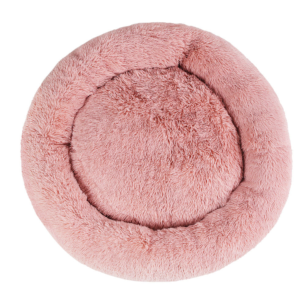 i.Pet Pet Bed Dog Cat 110cm Calming Extra Large Soft Plush Pink Pet Care > Dog Supplies > Dog Beds ipet