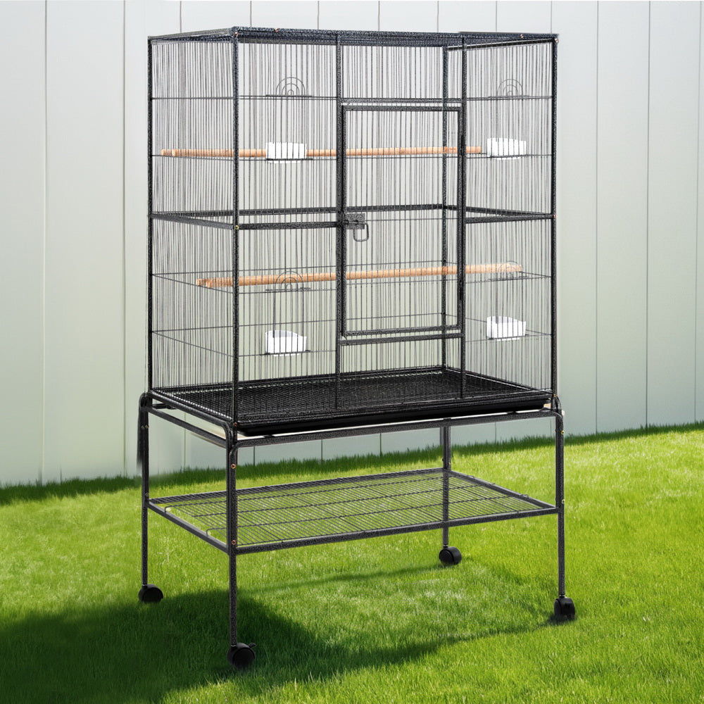 i.Pet Bird Cage Large Cages 160cm Parrot Aviary Stand-Alone Budgie Wheels Castor Pet Care > Bird > Bird Cages & Stands ipet