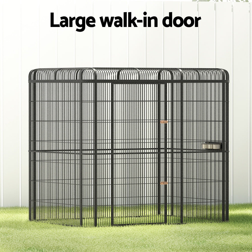 i.Pet Bird Cage Large Walk-in Aviary Budgie Perch Cage Parrot Pet Huge 203cm Pet Care > Bird > Bird Cages & Stands ipet