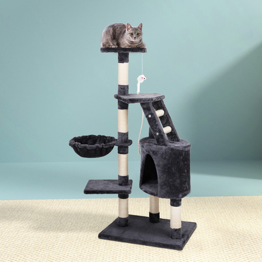 i.Pet Cat Tree 120cm Tower Scratching Post Scratcher Wood Condo House Bed Toys Pet Care > Cat Supplies > Cat Scratching Posts Ipet