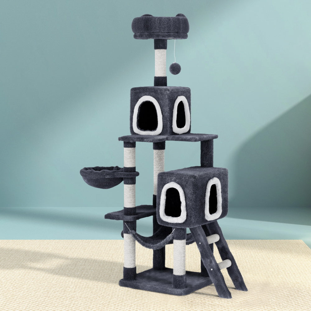 i.Pet Cat Tree 168cm Tower Scratching Post Scratcher Condo House Hanging Toy Bed Pet Care > Cat Supplies > Cat Scratching Posts ipet