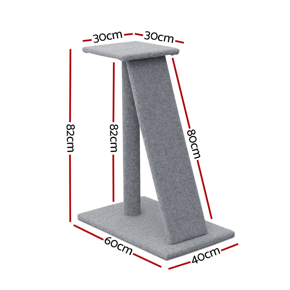 i.Pet Cat Tree 82cm Scratching Post Tower Scratcher Condo Trees Climb House Pet Care > Cat Supplies > Cat Scratching Posts Ipet