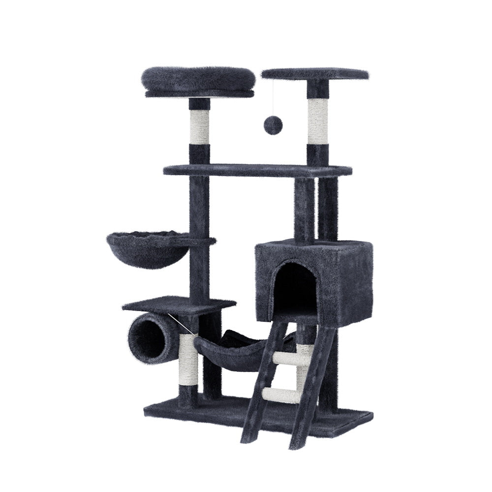 i.Pet Cat Tree 144cm Tower Scratching Post Scratcher Wood Condo Toys House Bed Pet Care > Cat Supplies > Cat Scratching Posts ipet