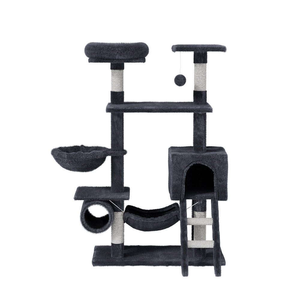 i.Pet Cat Tree 144cm Tower Scratching Post Scratcher Wood Condo Toys House Bed Pet Care > Cat Supplies > Cat Scratching Posts ipet