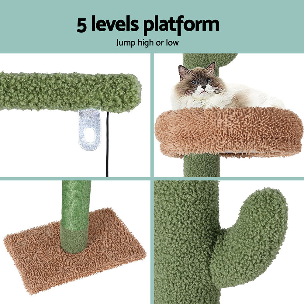 i.Pet Cat Tree Tower Scratching Post Scratcher Floor to Ceiling Cats Bed 290cm Pet Care > Cat Supplies > Cat Scratching Posts Ipet