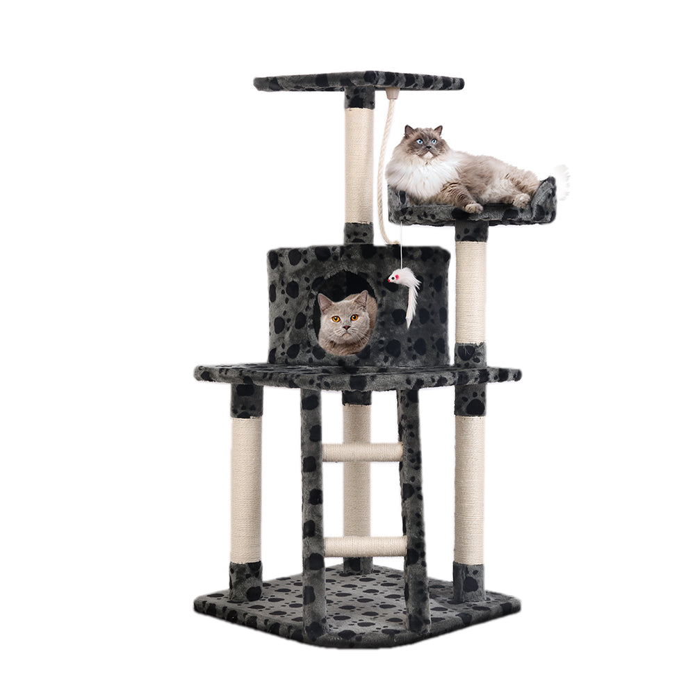 i.Pet Cat Tree 120cm Tower Scratching Post Scratcher Trees Bed Wood Condo Toys Bed Pet Care > Cat Supplies > Cat Scratching Posts Ipet