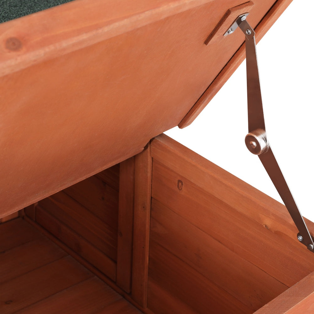 i.Pet Outdoor Cat House Rabbit Hutch Wooden Shelter Indoor Cat House Outdoor Condo Small Enclosure Pet Care > Coops & Hutches > Small Animal Habitats & Cages Ipet