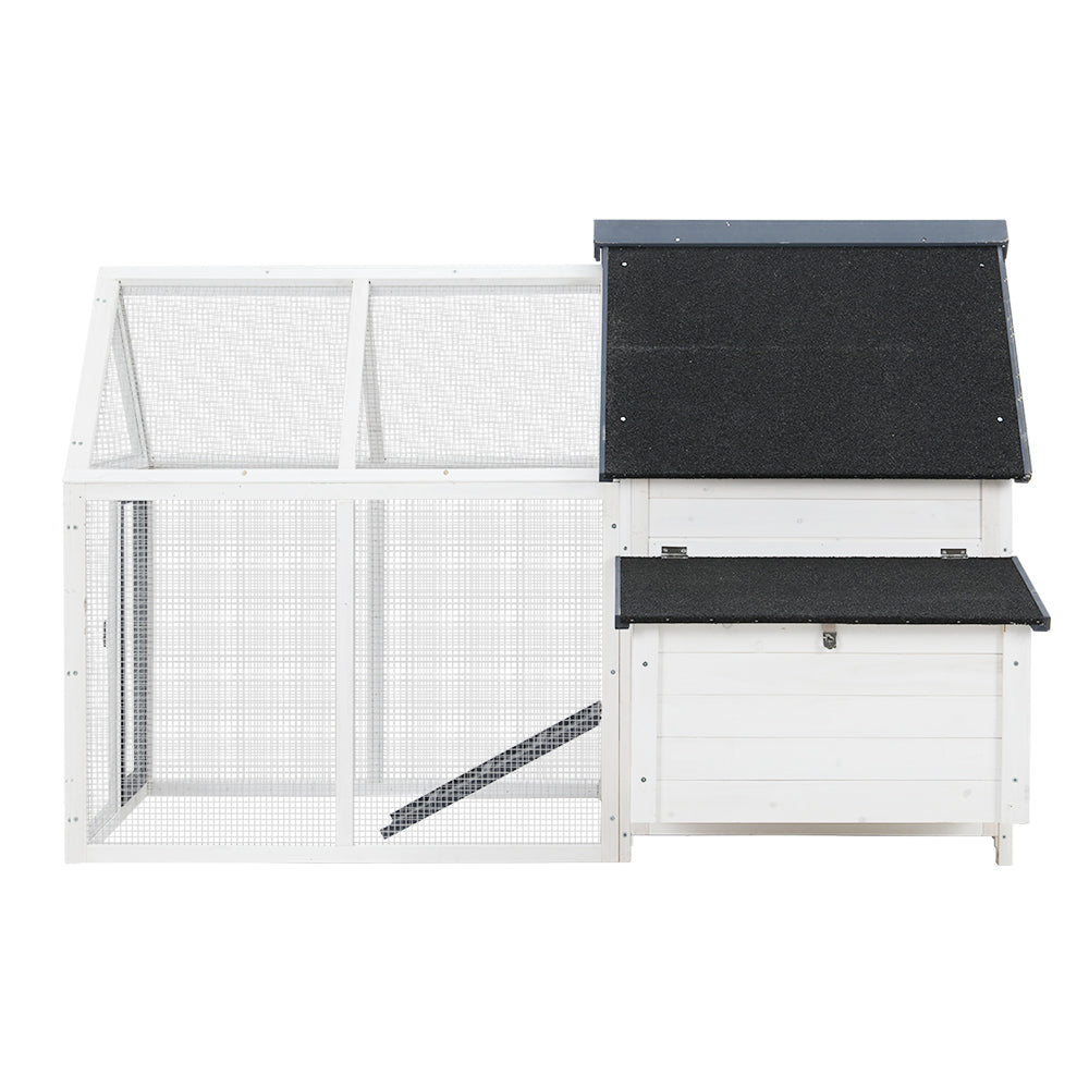 i.Pet Chicken Coop Rabbit Hutch 166cm x 120cm x 112cm Large House Run Cage XL Bunny Wooden Pet Care > Coops & Hutches > Small Animal Habitats & Cages Woofy and Whiskers