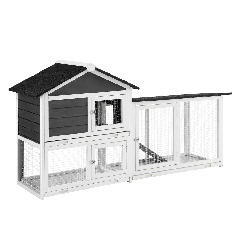 i.Pet Chicken Coop Rabbit Hutch Extra Large Wooden Run Cage House With Run Cage Pet Care > Coops & Hutches > Small Animal Habitats & Cages Woofy and Whiskers