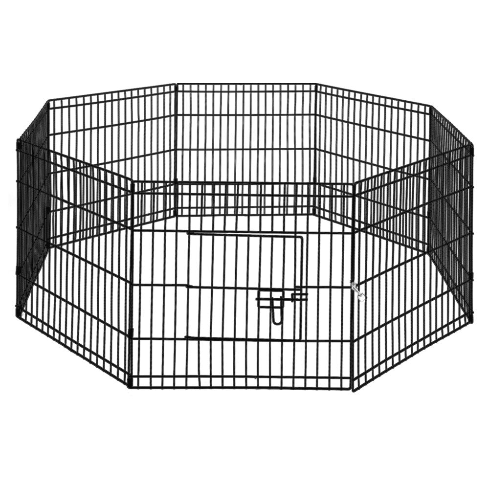 i.Pet 24" 8 Panel Dog Playpen Pet Fence Exercise Cage Enclosure Play Pen Pet Care > Dog Supplies > Dog Playpens & Gates ipet