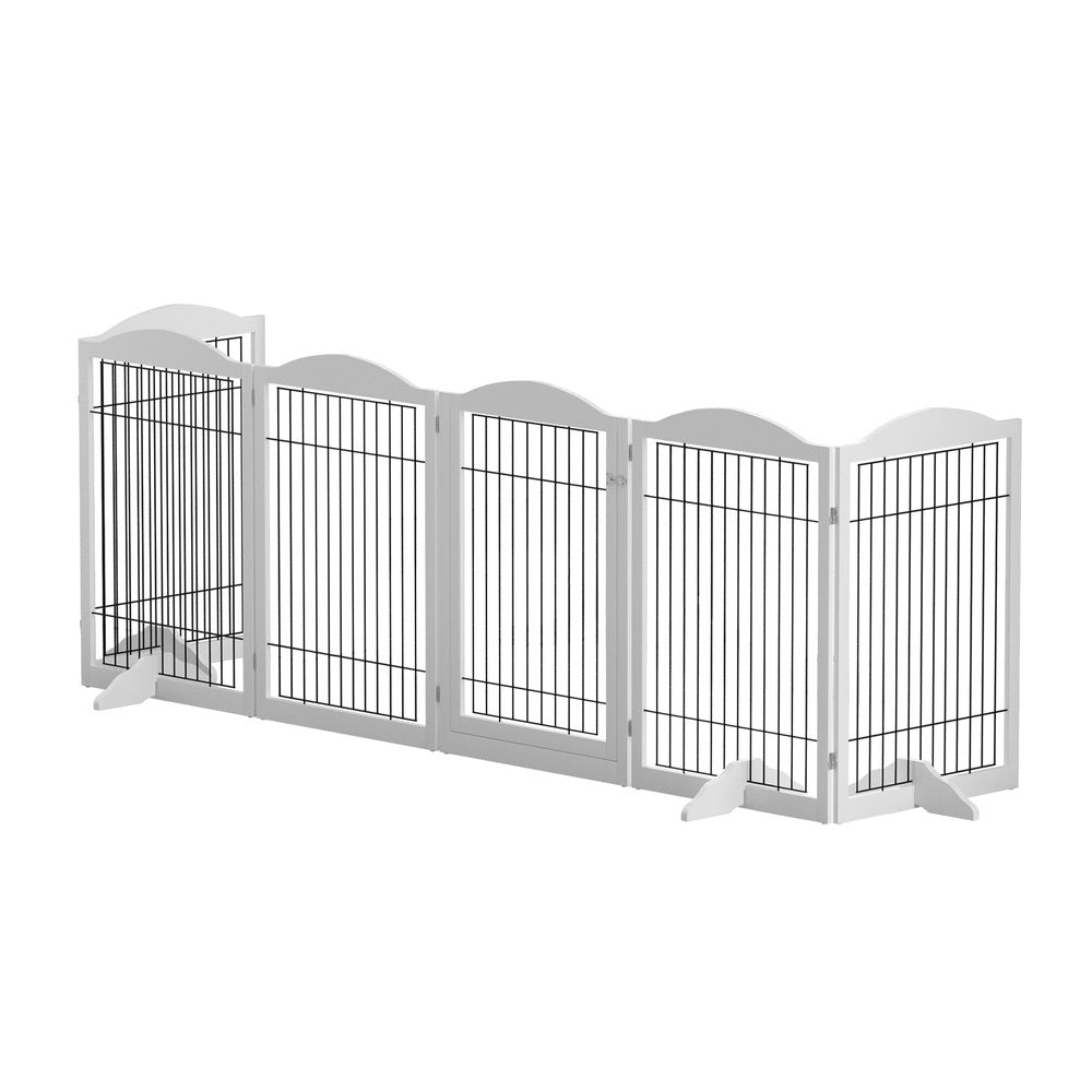 i.Pet Dog Playpen Enclosure 6 Panel Pet Fence Wooden Play Pen Pet Care > Dog Supplies > Dog Playpens & Gates ipet