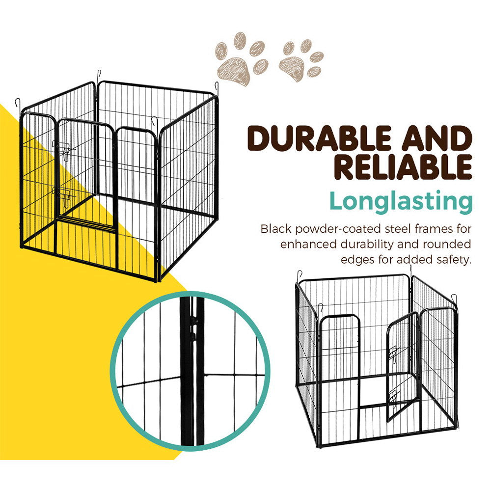 i.Pet 32" 8 Panel Dog Playpen Pet Exercise Cage Enclosure Fence Play Pen Pet Care > Dog Supplies > Dog Playpens & Gates Ipet