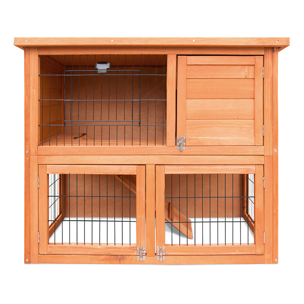 i.Pet Chicken Coop 88cm x 40cm x 76cm Rabbit Hutch Large House Run Wooden Cage Outdoor Pet Care > Coops & Hutches > Small Animal Habitats & Cages Woofy and Whiskers