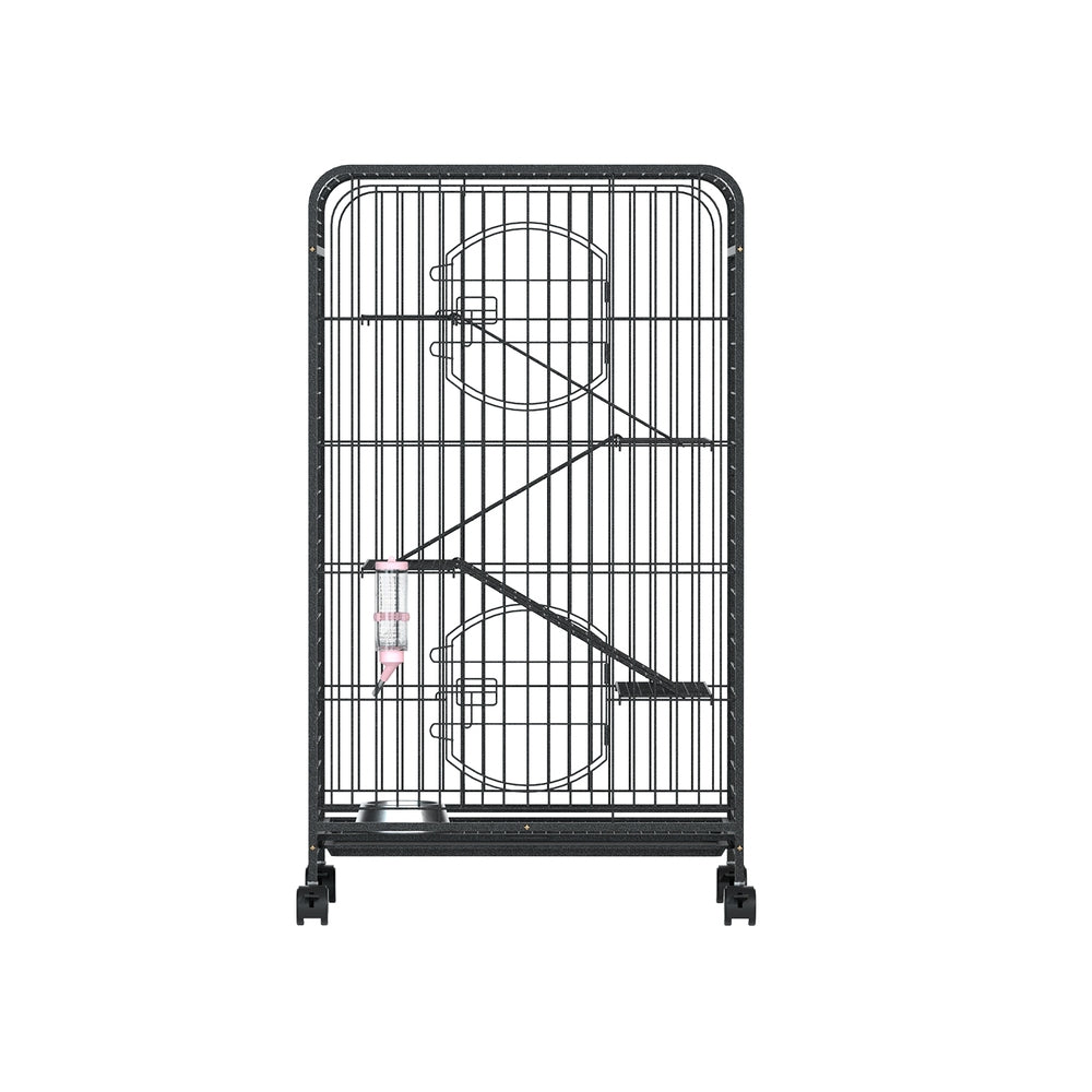 i.Pet Rabbit Cage Indoor Hutch Guinea Pig Bird Ferret Cat Hamster 110cm 4 Level Pet Care > Coops & Hutches > Small Animal Habitats & Cages ipet