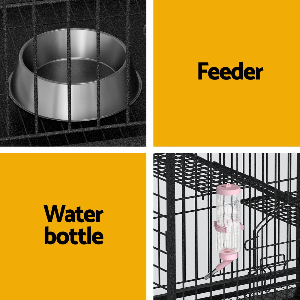 i.Pet Rabbit Cage Indoor Hutch Guinea Pig Bird Ferret Cat Hamster 110cm 4 Level Pet Care > Coops & Hutches > Small Animal Habitats & Cages ipet