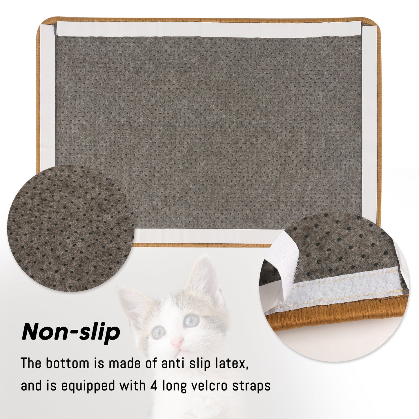 PupLily Natural Sisal Cat Scratch Mat, 40 X 60 CM Pet Care > Cat Supplies > Cat Scratchers Woofy and Whiskers