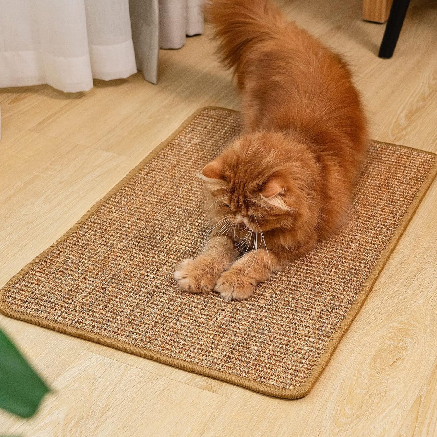 PupLily Natural Sisal Cat Scratch Mat, 40 X 60 CM Pet Care > Cat Supplies > Cat Scratchers Woofy and Whiskers