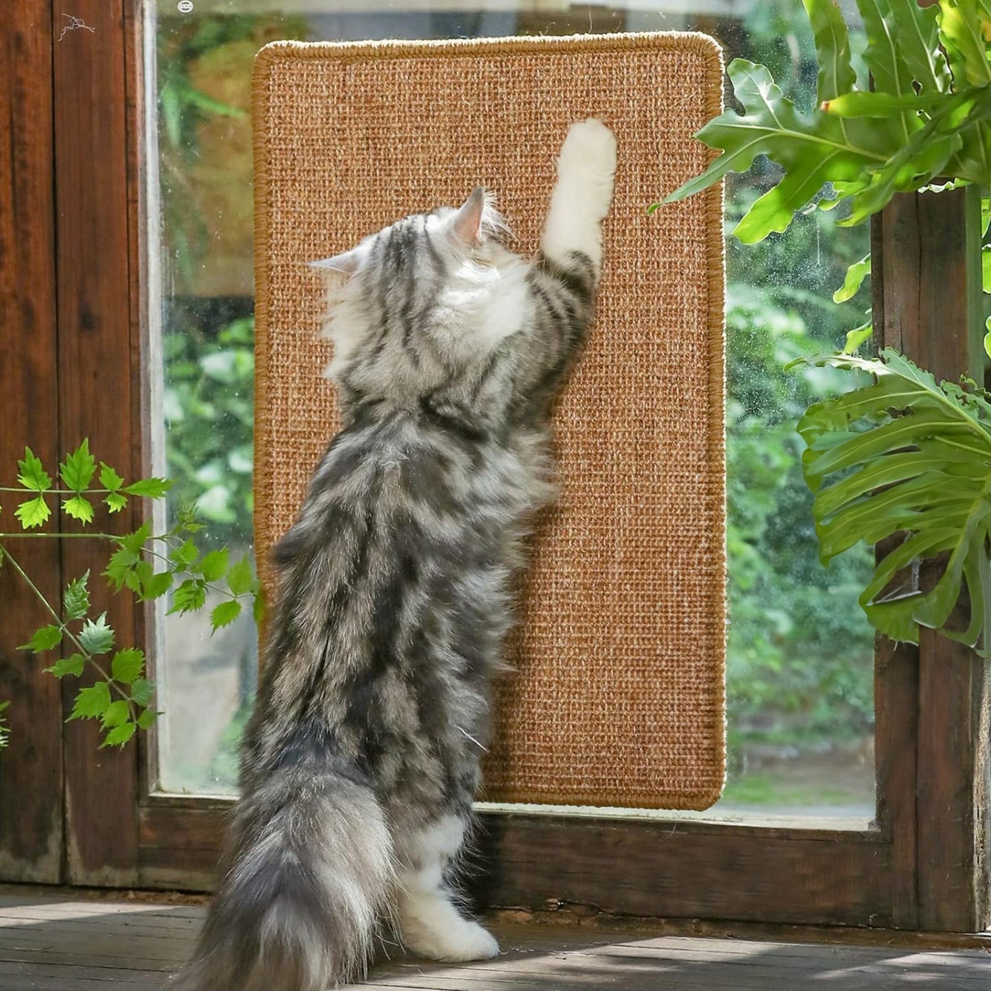 PupLily Natural Sisal Cat Scratch Mat, 40 X 60 CM Pet Care > Cat Supplies > Cat Scratchers Woofy and Whiskers