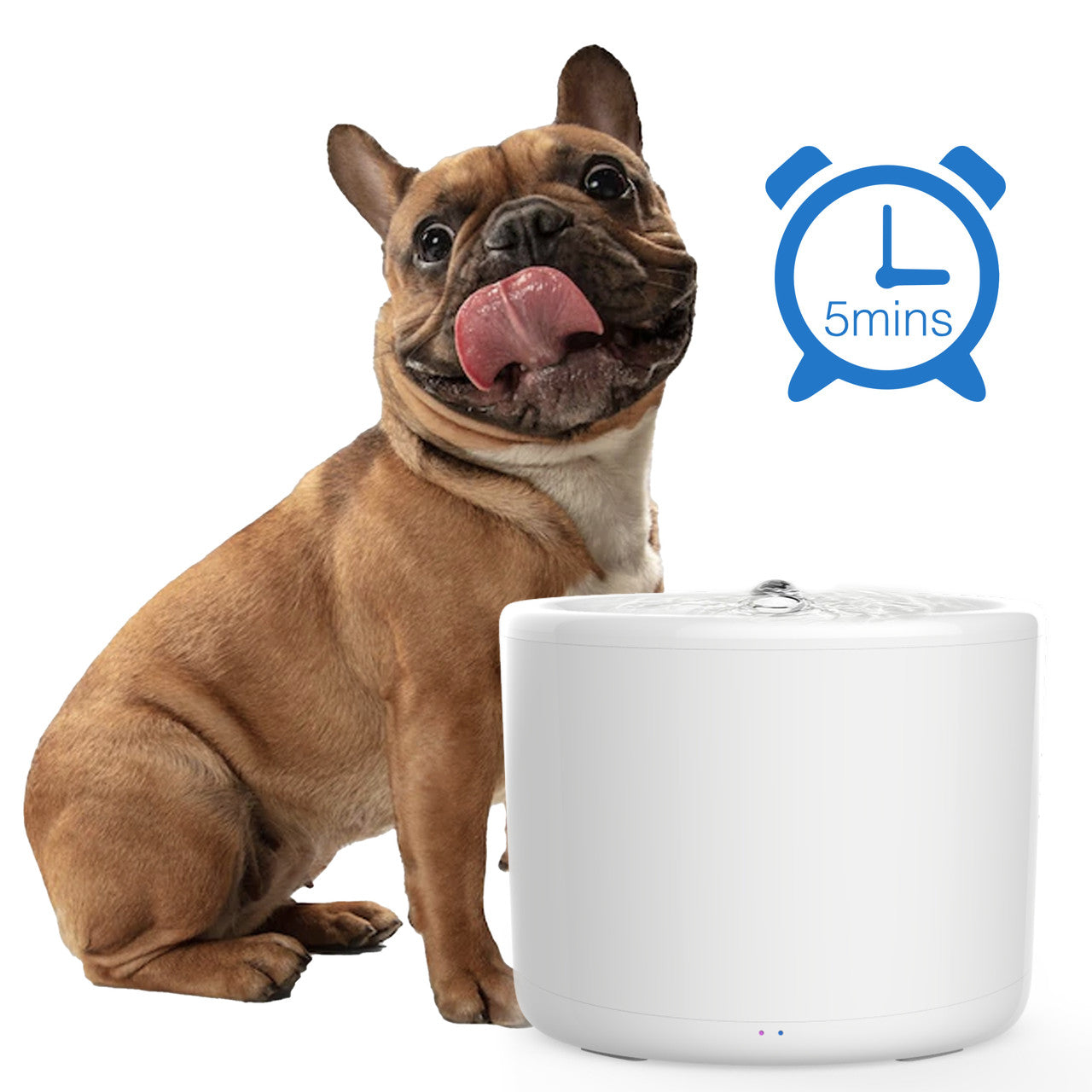 Tech4Pets 2L Smart Water Fountain with UV Filter for Pets Pet Care > Dog Supplies > Dog Bowls, Feeders & Waterers Tech 4 Pets