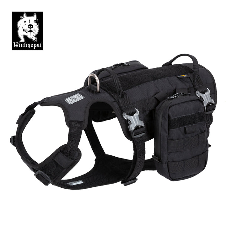 Whinhyepet Military Harness Black M Auto Accessories > Auto Accessories Others > Automotive Repair & Speciality Tools WINHYEPET