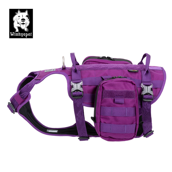 Whinhyepet Military Harness Purple M Auto Accessories > Auto Accessories Others > Automotive Repair & Speciality Tools WINHYEPET