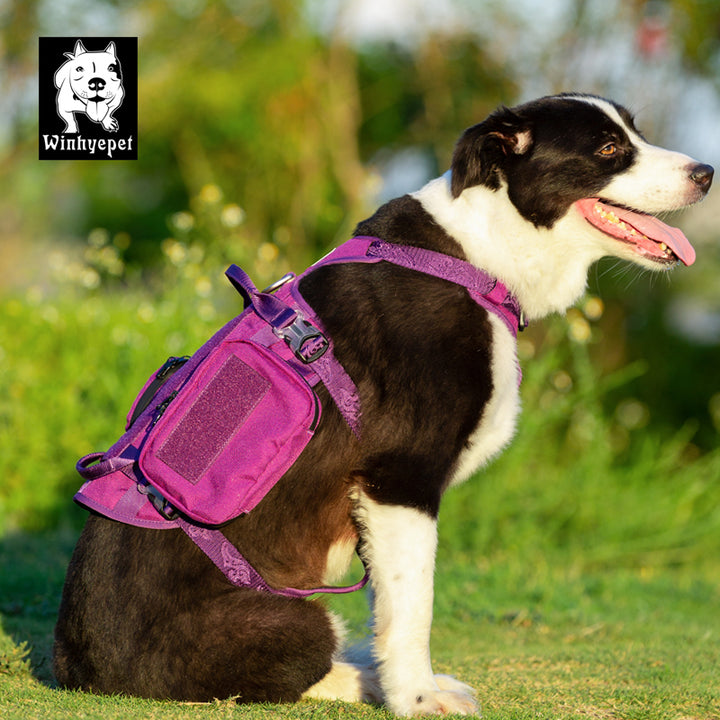 Whinhyepet Military Harness Purple M Auto Accessories > Auto Accessories Others > Automotive Repair & Speciality Tools WINHYEPET