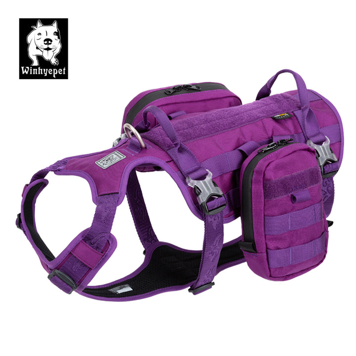Whinhyepet Military Harness Purple M Auto Accessories > Auto Accessories Others > Automotive Repair & Speciality Tools WINHYEPET