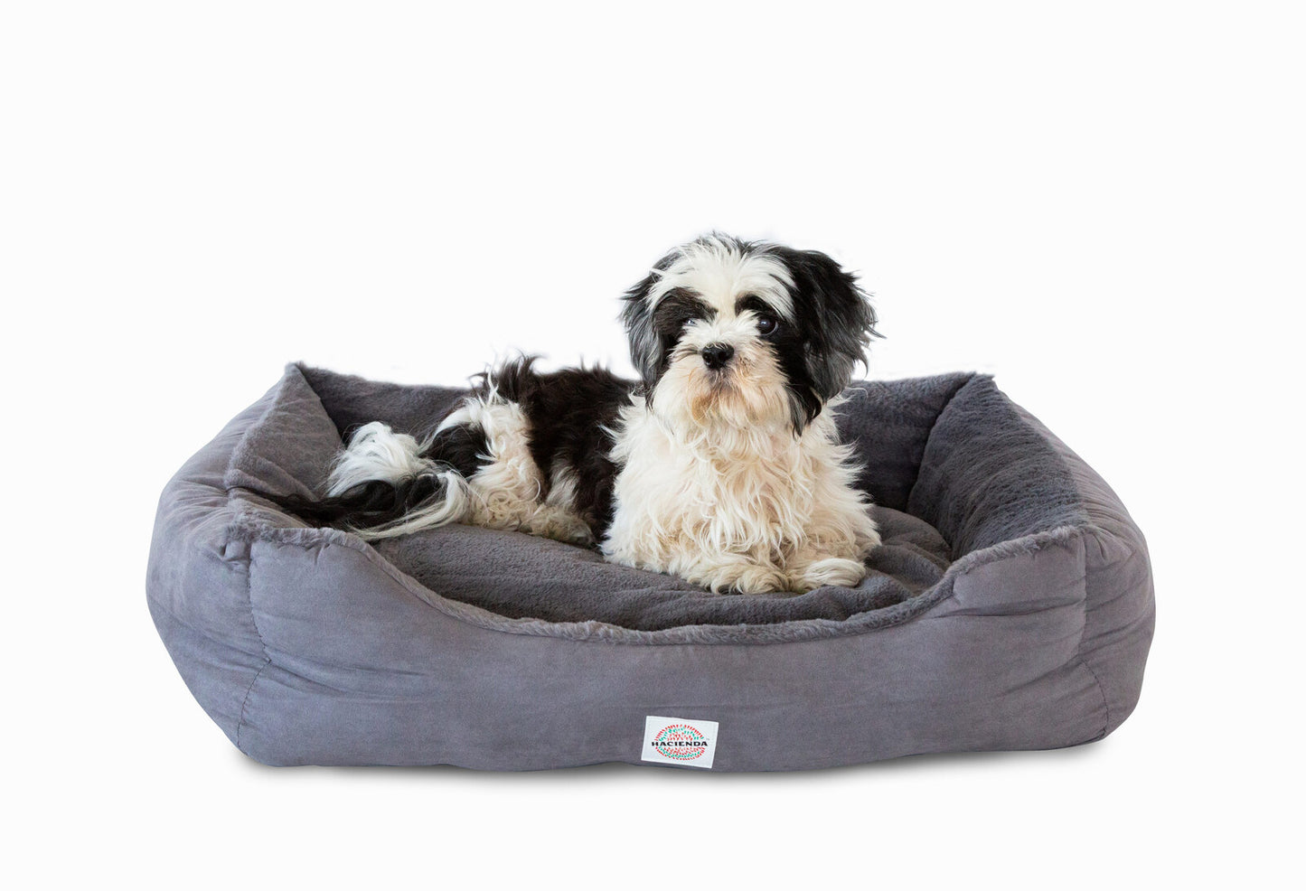 Easy to Clean Electric Heated Rabbit Faux Fur Covering Pet Bed - Small pet heating bed Woofy and Whiskers