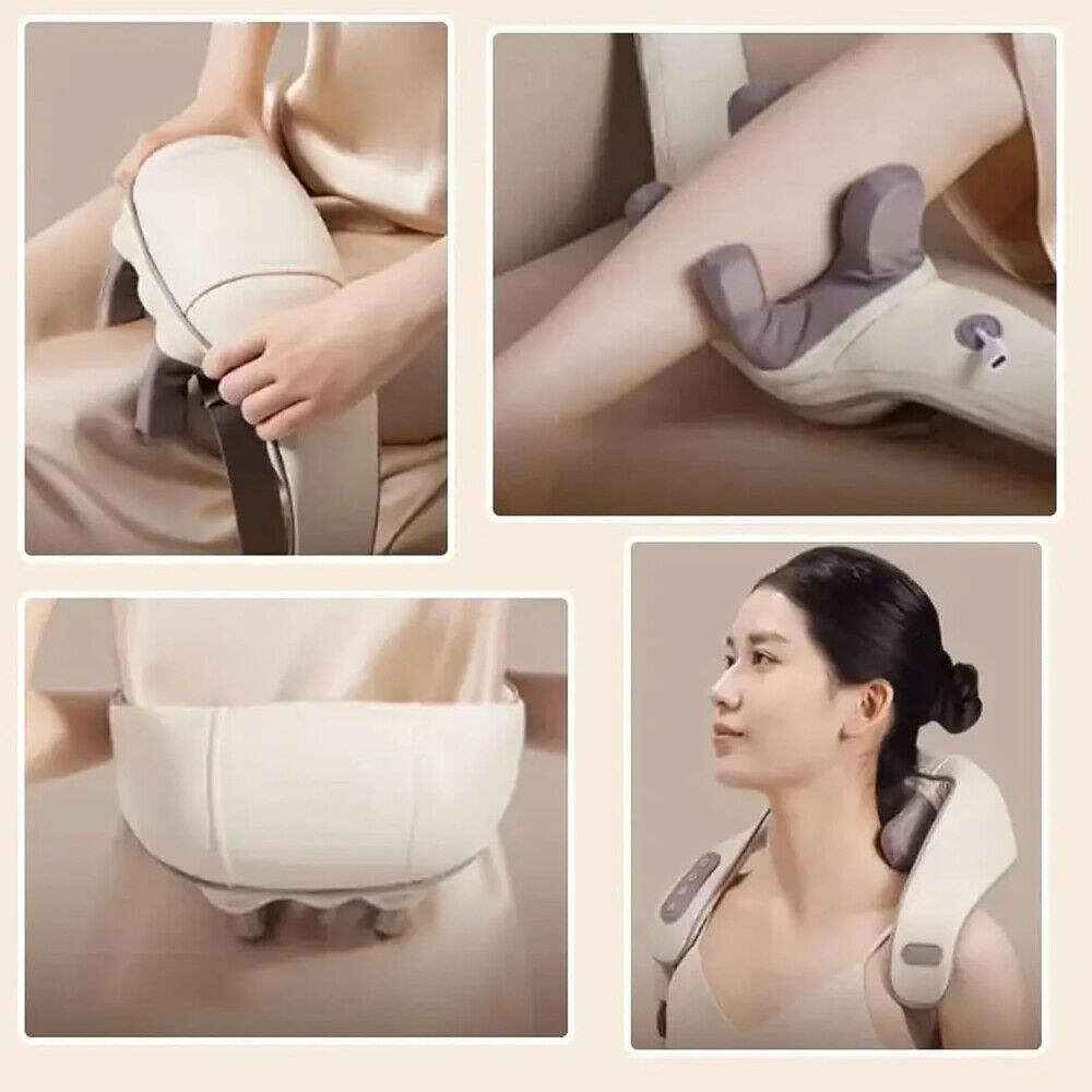 5D Massagers for Neck and Shoulder with Heat Goletsure Pain Relief Deep Kneading Brown Health & Beauty > Massage & Relaxation > Massagers Woofy and Whiskers