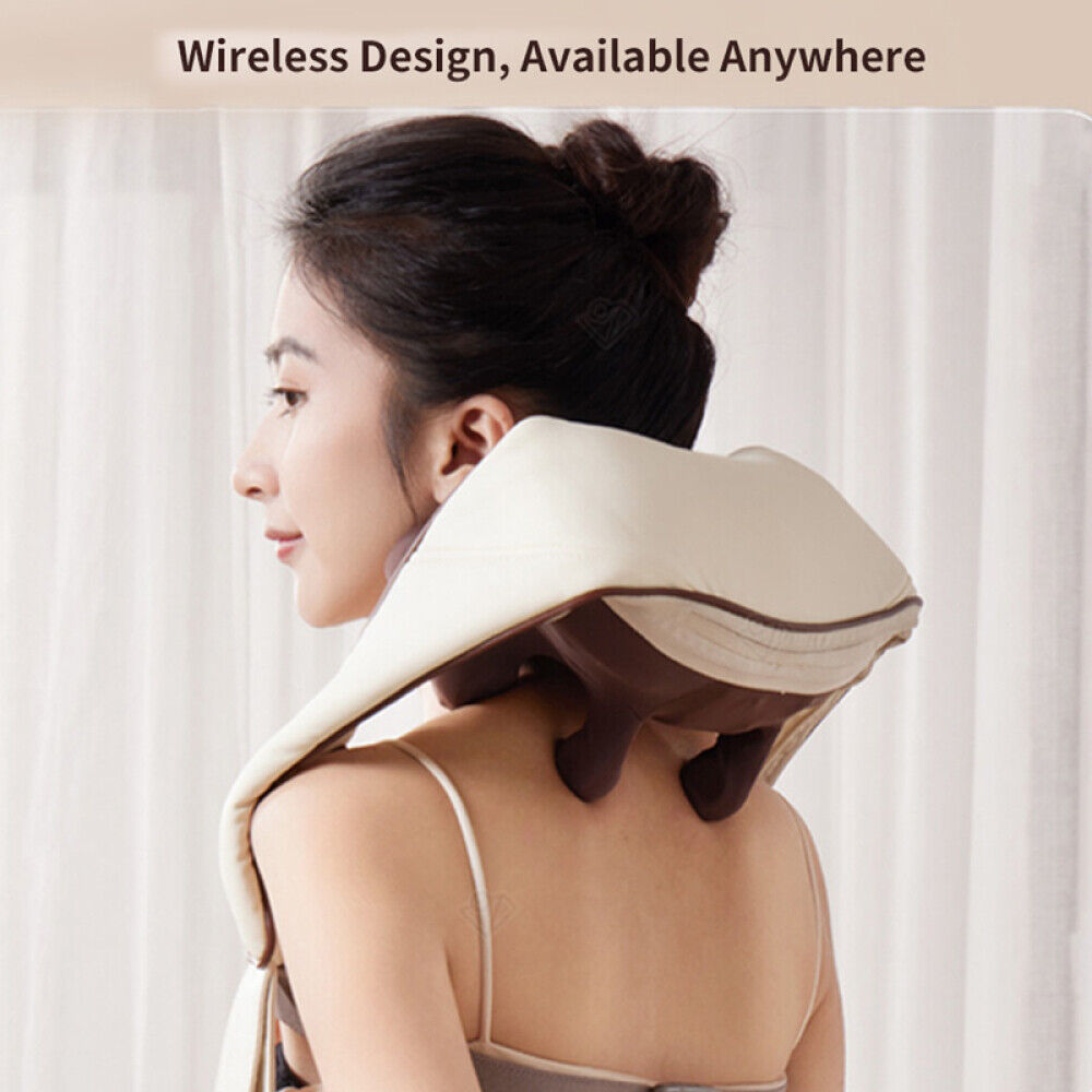 5D Massagers for Neck and Shoulder with Heat Goletsure Pain Relief Deep Kneading Brown Health & Beauty > Massage & Relaxation > Massagers Woofy and Whiskers