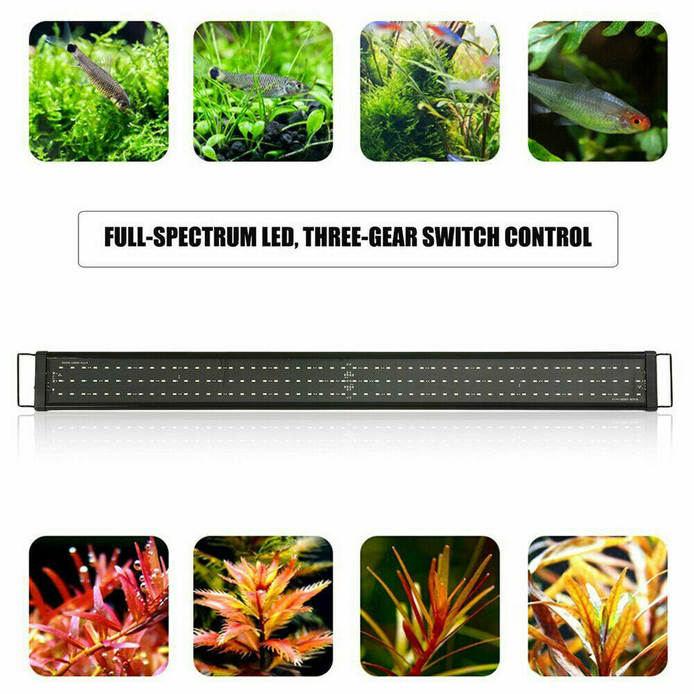 40cm Aquarium Light Lighting Full Spectrum Aqua Plant Fish Tank Bar LED Lamp Pet Care > Aquarium > Aquarium Lighting Woofy and Whiskers