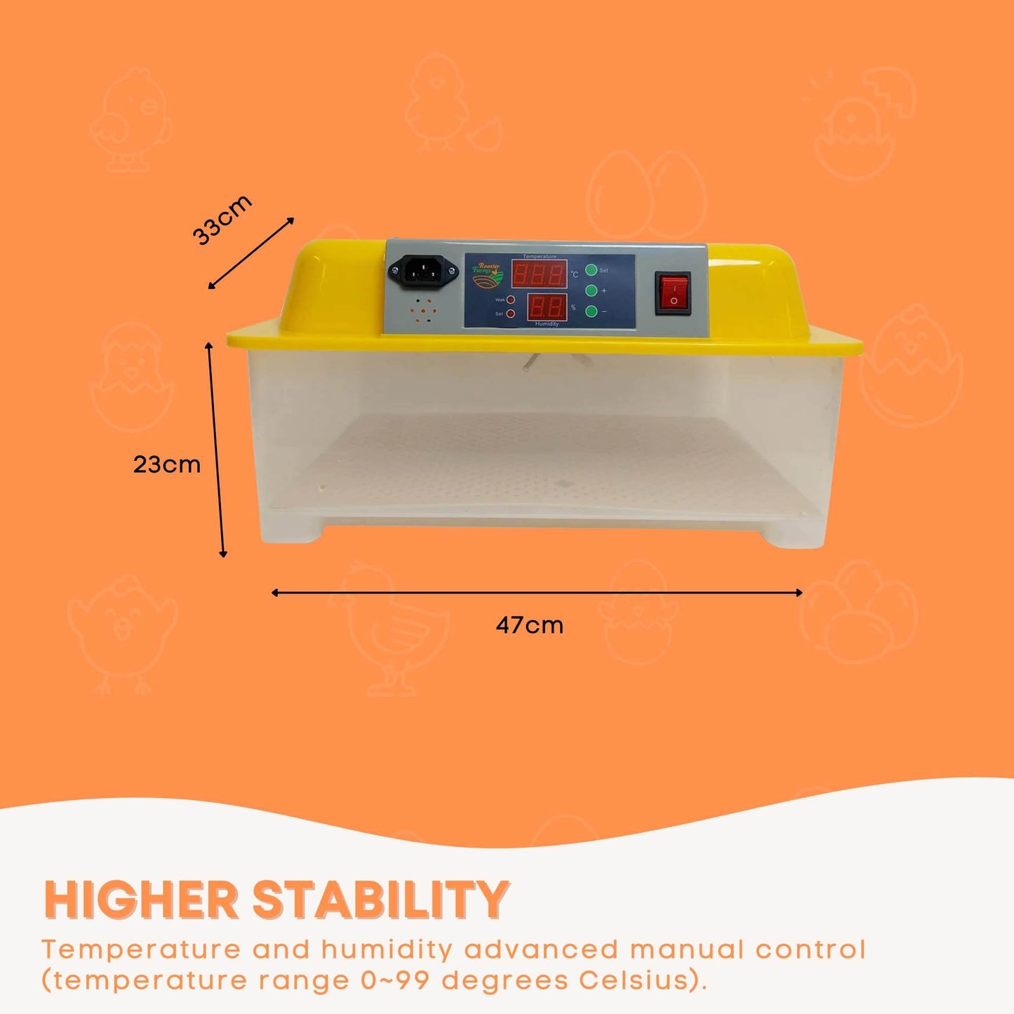Electric 24 Egg Incubator + Accessories Hatching Eggs Chicken Quail Duck Pet Care > Farm Supplies > Farm Equipment ipet