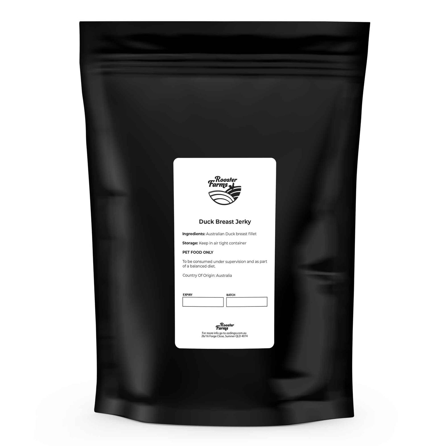 2Kg Dog Treat Duck Breast Jerky - Dehydrated Australian Healthy Puppy Chew Pet Care > Pet Food > Dog Food Rooster Farm