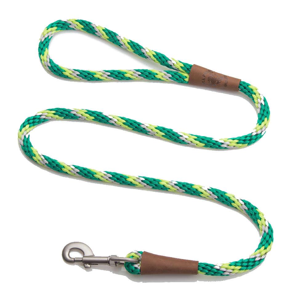 Mendota Clip Leash Small - lengths 3/8in x 6ft(10mm x1.8m) Made in the USA - Tricolour Ivy Pet Care > Dog Supplies > Dog Collars, Leads & Harnesses Woofy and Whiskers