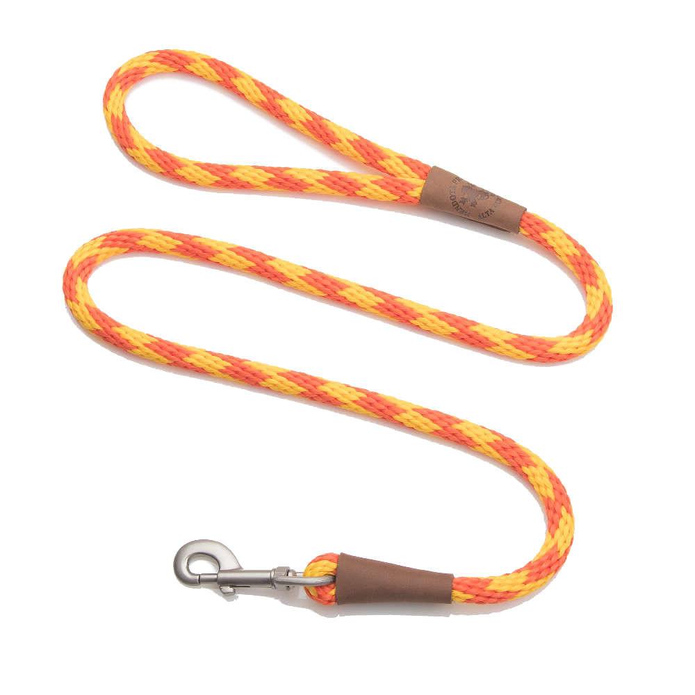 Mendota Clip Leash Large - lengths 1/2in x 6ft(13mm x1.8m) Made in the USA - Diamond - Amber Pet Care > Dog Supplies > Dog Collars, Leads & Harnesses Woofy and Whiskers
